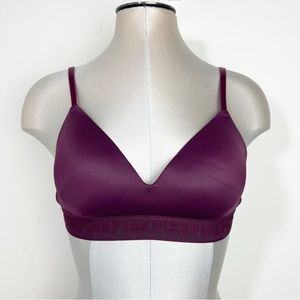 PINK by Victoria's Secret Wired Free Bra in Maroon Size 34C